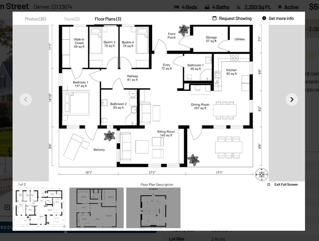 MLS Portal Floor Plans