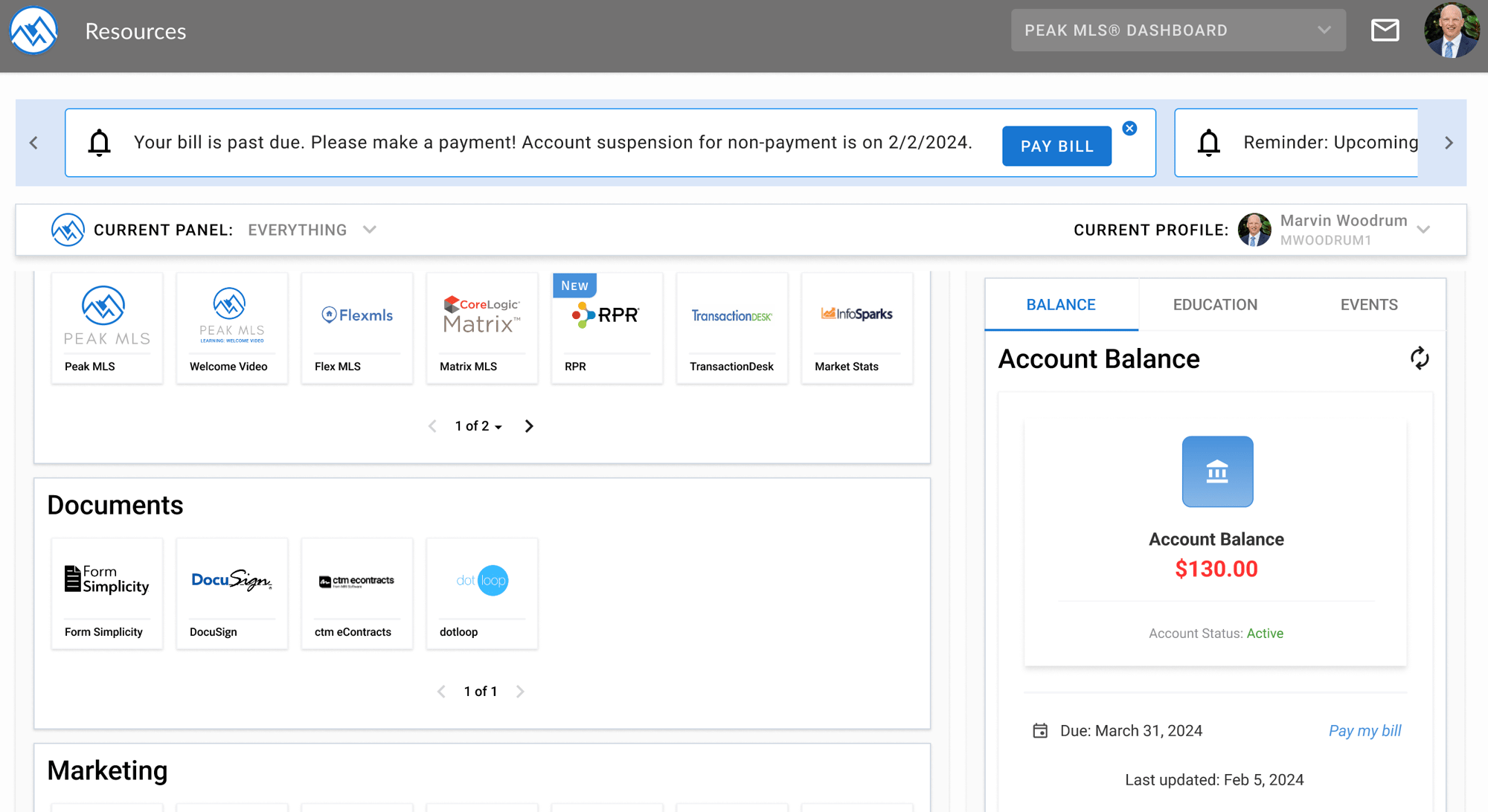 Realtor SSO Dashboard for MLSs Realtor SSO Dashboard for MLSs